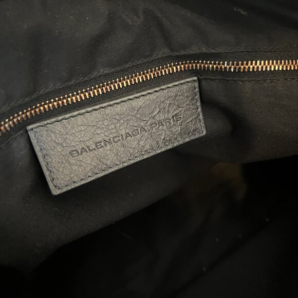Authentic Balenciaga Work Leather Bag - 2011 Anthracite G21 Rose Gold Hardware - Picture 11 of 16